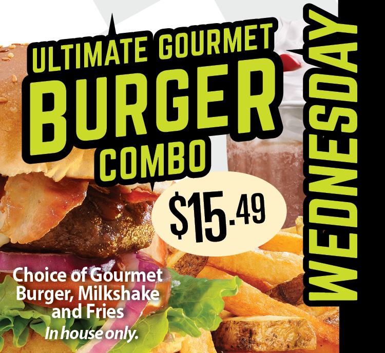 Ultimate Gourmet Burger Combo for $15.49