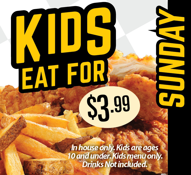 Sunday Kids Eat for $3.99