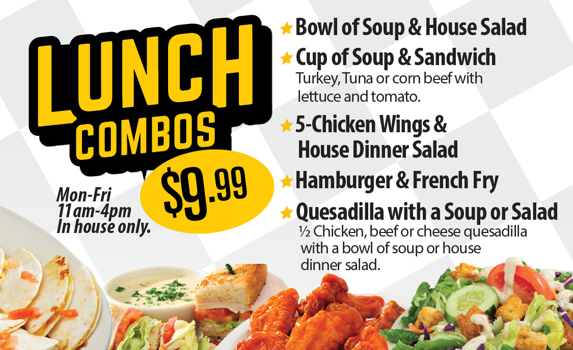 Lunch Combos $9.99